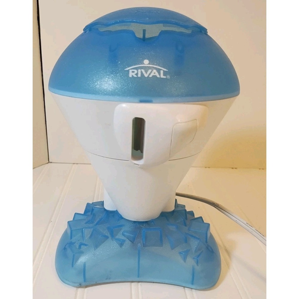 Rival Ice Shaver IS150 Snow Cone Maker Blue Tested‎ Works